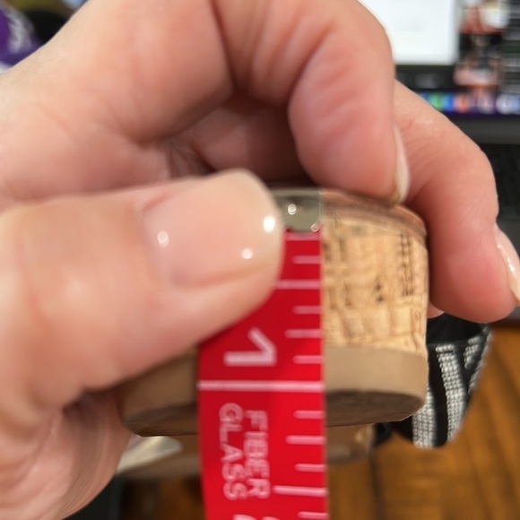 Dolce Vita Aztec Tribal Southwestern Black White Slip On Wedge Sandals SZ 8.5 - Picture 11 of 12